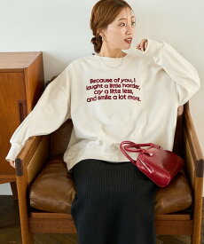FREAK'S STORE フロッキー ロゴ プリント 裏毛 スウェット【限定展開】 25AW フリークスストア トップス スウェット・トレーナー グレー ブラック ブルー ベージュ【送料無料】