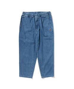 A BATHING APE ONE POINT 1 PLEAT ELASTICATED DENIM PANTS A xCVO GCv pc W[YEfjpc ubN u[yz