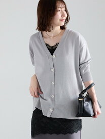 【SALE／30%OFF】Te chichi 2WAYカシュクールVネックカーディガン《2026 spring catalog item》 テチチ トップス カーディガン ネイビー ベージュ シルバー グリーン