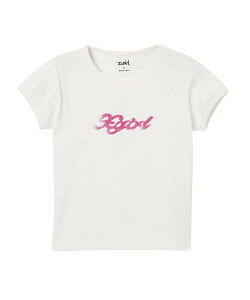 �ySALE�^30%OFF�zX-girl GEL LOGO S/S BABY TEE �G�b�N�X�K�[�� �g�b�v�X �J�b�g�\�[�ET�V���c ���b�h �u���b�N �z���C�g�y���������z