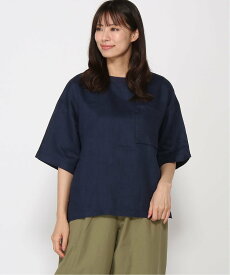 【SALE／50%OFF】kermu kermu/オーガニックリネンワイドプルオーバー ケルム トップス シャツ・ブラウス イエロー カーキ ホワイト ネイビー