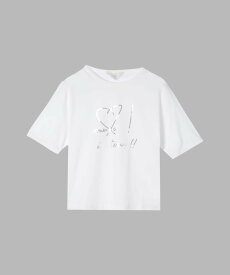 To b. by agnes b. WU61 TS merci ! A tous!! Tシャツ アニエスベー トップス カットソー・Tシャツ ホワイト【送料無料】