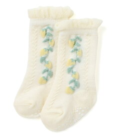 SLAP SLIP BABY フルーツ柄ハイソックスベビー(9~12cm) ベベ オンライン ストア マタニティウェア・ベビー用品 ベビーソックス ホワイト ピンク