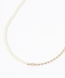 BAYFLOW パールチェーンネックレス ベイフロー アクセサリー・腕時計 ネックレス ゴールド シルバー