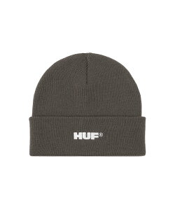 HUF ALL CAPS CUFF BEANIE / HUF �n�t �r�[�j�[ �j�b�g�X �n�t �X�q �j�b�g�X�E�r�[�j�[ �u���b�N�y���������z