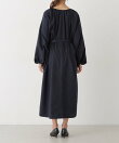 ボリュームスリーブギャザーワンピース