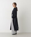 ボリュームスリーブギャザーワンピース