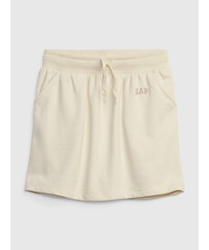 【SALE／40%OFF】GAP GAPロゴ スウェットスカート (キッズ) ギャップ スカート ミニスカート ホワイト ピンク グレー