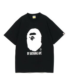 A BATHING APE BICOLOR BY BATHING APE TEE -ONLINE EXCLUSIVE- ア ベイシング エイプ トップス カットソー・Tシャツ ブラック グレー ネイビー レッド ホワイト【送料無料】
