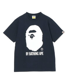 A BATHING APE BICOLOR BY BATHING APE TEE -ONLINE EXCLUSIVE- ア ベイシング エイプ トップス カットソー・Tシャツ ブラック グレー ネイビー レッド ホワイト【送料無料】
