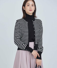 【SALE／20%OFF】組曲 L 【6色展開・UVケア】クルーネックモダンカーディガン クミキョク トップス カーディガン レッド ベージュ ブラック ブラウン【送料無料】