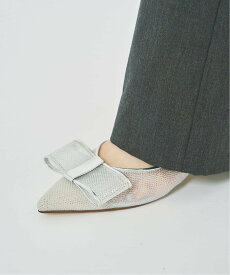 【SALE／30%OFF】LE TALON 《追加》ポインテッドチュールリボンフラット ルタロン シューズ・靴 その他のシューズ・靴 シルバー ベージュ ブラック【送料無料】
