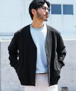 【SALE／35%OFF】JIGGYS SHOP SELECT ダブルフェイス素材 ストレッチ Vネック カーディガン 26SS ジギーズショップ トップス カーディガン グレー ブラック ブルー