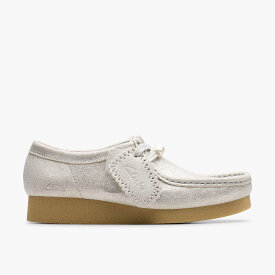 【SALE／30%OFF】Clarks WallabeeEVOSh クラークス シューズ・靴 モカシン・デッキシューズ シルバー【送料無料】