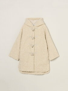 three dots �yAubrey�zPoodle boa duffle coat �X���[�h�b�c �W���P�b�g�E�A�E�^�[ ���̑��̃W���P�b�g�E�A�E�^�[ �u���b�N �z���C�g�y���������z