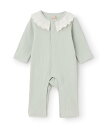 petit main 【GOODPRICE】長袖カバーオール ナルミヤオンライン マタニティウェア・ベビー用品 ロンパース・カバーオール グリーン ホワイト ネイビー ブルー
