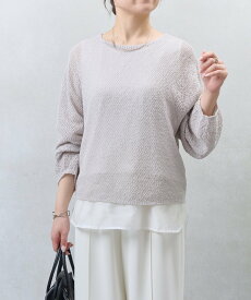 Jena espace merveilleux 裾シアータンク ジェナエスパスメルヴェイユ トップス カットソー・Tシャツ ブラック ホワイト【送料無料】
