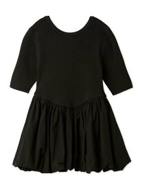 【SALE／40%OFF】Mila Owen 【ウォッシャブル】2wayペプラムリブニットドッキングトップス ミラオーウェン トップス ニット ブラック ホワイト【送料無料】