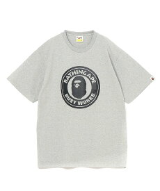 A BATHING APE BICOLOR BUSY WORKS TEE -ONLINE EXCLUSIVE- ア ベイシング エイプ トップス カットソー・Tシャツ ブラック グレー ネイビー レッド ホワイト【送料無料】