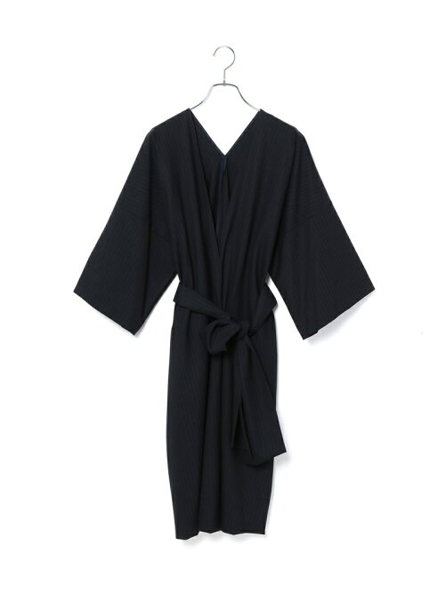 Rope La Ligne ラリーニュ ベルト付き はおりレイヤードワンピース ストライプ Rakuten Fashion 楽天ファッション 旧楽天ブランドアベニュー P