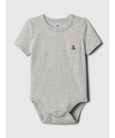 【SALE／55%OFF】GAP (K)ポケット ボディスーツ (ベビー) ギャップ マタニティウェア・ベビー用品 ロンパース・カバーオール グレー ホワイト ネイビー