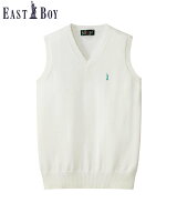【SALE／30%OFF】EASTBOY ベスト 綿 シャインマスカット女神 夏用 制服 スクール 中学生 高校生 通学 イ…