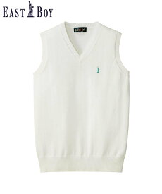 【SALE／30%OFF】EASTBOY ベスト 綿 シャインマスカット女神 夏用 制服 スクール 中学生 高校生 通学 イーストボーイ トップス ベスト・ジレ グレー ホワイト ネイビー【送料無料】