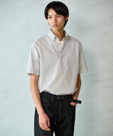 UNITED ARROWS green label relaxing DUADRY clean バーズアイ ボタンダウン ビズポロ ポロシャツ -吸水…