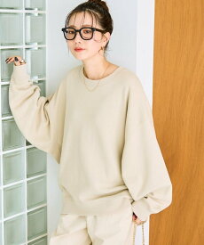 FREAK'S STORE ヘビーウェイト クルーネック スウェット【限定展開】 25AW フリークスストア トップス スウェット・トレーナー グレー ブラック ネイビー ベージュ ピンク【送料無料】