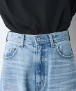 綿100%ワイドルーズデニムパンツ<大きいサイズ有>シックスタイル