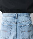 綿100%ワイドルーズデニムパンツ<大きいサイズ有>シックスタイル