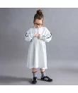 【WEB限定/DRC】袖ライン裏毛長袖ワンピース