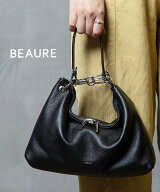 【SALE／10%OFF】BEAURE BEAURE/カウレザー2WAYチェーンバッグ 3WAY ハンドバッグ 本革 レザー ショルダ…