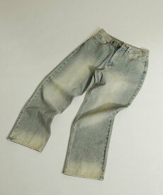 【SALE／50%OFF】SENSE OF PLACE 『WEB限定』ハードウォッシュデニムワイドパンツ センス オブ プレイス パンツ ジーンズ・デニムパンツ ブラック ネイビー