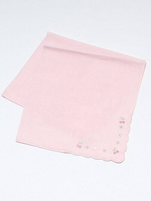 Afternoon Tea Living フルーツ刺繍スカラップガーゼハンカチ Rakuten Fashion 楽天ファッション 旧楽天ブランドアベニュー R