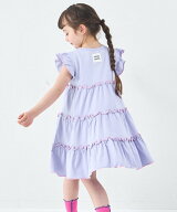 pairmanon 【新色追加】【綿100%】ガールズ メロー ティアードワンピース ペアマノン ワンピース・ドレス…