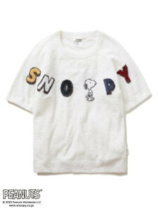 gelato pique 【SNOOPY】JQDプルオーバー ジェラートピケ インナー/ナイトウェア ルームウェア/トップス ホワイト ピンク【送料無料】