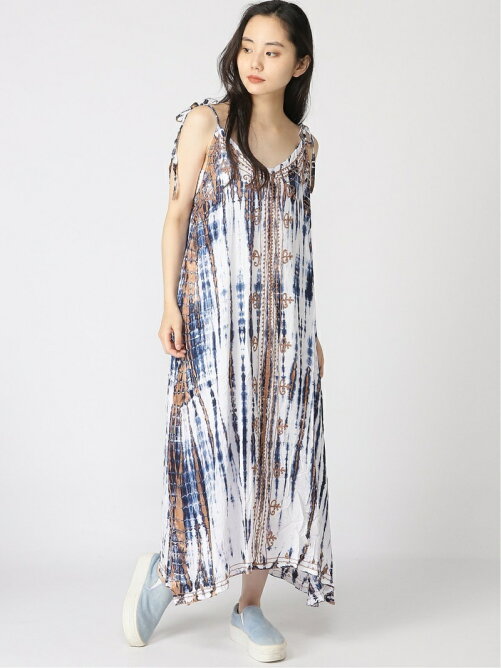 Anap Anap Mimpi タイダイ刺繍ロングワンピース Rakuten Fashion 楽天ファッション 旧楽天ブランドアベニュー Az8501