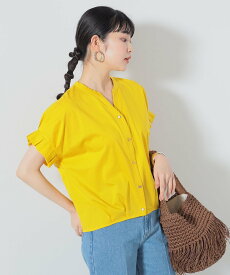 BEAMS HEART WOMEN 【累計10万枚の大ヒット！WEB限定色あり・洗濯機OK】BEAMS HEART / スキッパーネック カットソー 24SS イージーケア ビームス ハート トップス カットソー・Tシャツ ネイビー ブラック イエロー【送料無料】