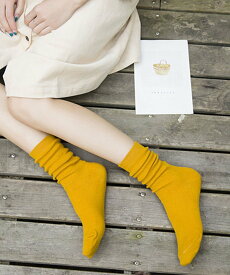 【SALE／30%OFF】miniministore リブソックス レディース ミドル丈 靴下 ミニミニストア 靴下・レッグウェア 靴下 グレー レッド ブラウン ベージュ ピンク ブラック グリーン ブルー パープル イエロー ホワイト