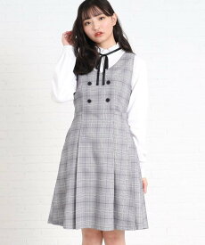 【SALE／33%OFF】PINK-latte 【入卒・セレモニー・卒服】Vネックジャンスカワンピース ピンク ラテ ワンピース・ドレス その他のワンピース・ドレス グレー ブラック ベージュ【送料無料】