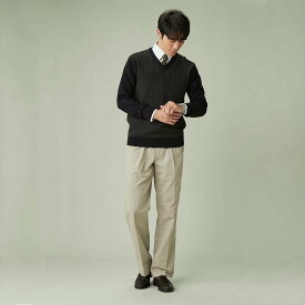 【SALE／14%OFF】TOKYO SHIRTS ヘリンボーンニットセーター メンズ BM05H500DM10X00-20 トーキョーシャツ トップス ニット ネイビー【送料無料】