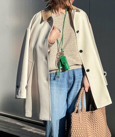 【SALE／30%OFF】NOLLEY'S ウォッシャブルトリプルクロス3WAYステンカラーコート ノーリーズ ジャケット・アウター ステンカラーコート ベージュ ネイビー【送料無料】