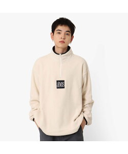 atmos atmos HALF ZIP FREECE TOPS �A�g���X �W���P�b�g�E�A�E�^�[ ���̑��̃W���P�b�g�E�A�E�^�[ �z���C�g�y���������z