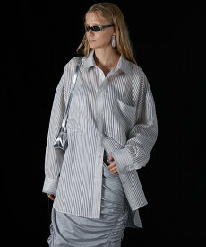 PRANK PROJECT シアーストライプシャツ / Sheer Stripe Shirt プランク プロジェクト トップス シャツ・ブラウス ホワイト ブルー ベージュ【送料無料】