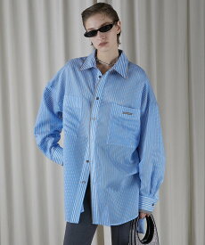 PRANK PROJECT シアーストライプシャツ / Sheer Stripe Shirt プランク プロジェクト トップス シャツ・ブラウス ホワイト ブルー ベージュ【送料無料】