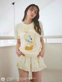 SNIDEL HOME 【Tweety】総柄ショートパンツ スナイデルホーム パンツ その他のパンツ イエロー ピンク ブルー【送料無料】