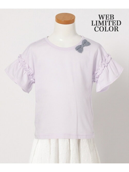 Any Fam フリル袖 リボン Tシャツ Rakuten Fashion 楽天