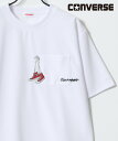 【SALE／27%OFF】CONVERSE Tシャツ メンズ 半袖 アムンゼン レディース ユニセックス ラザル トップス カットソー・Tシャツ ホワイト ブルー ブラック ベージュ グレー
