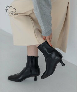 EVOL 【晴雨兼用・滑りにくい】スクエア6cmショートブーツ イーボル シューズ・靴 レインシューズ・ブーツ ブルー【送料無料】